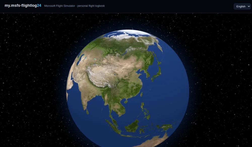 我的 MSFS 飛行日誌,把錄下來的航跡變成可以互動的 3D 地球
