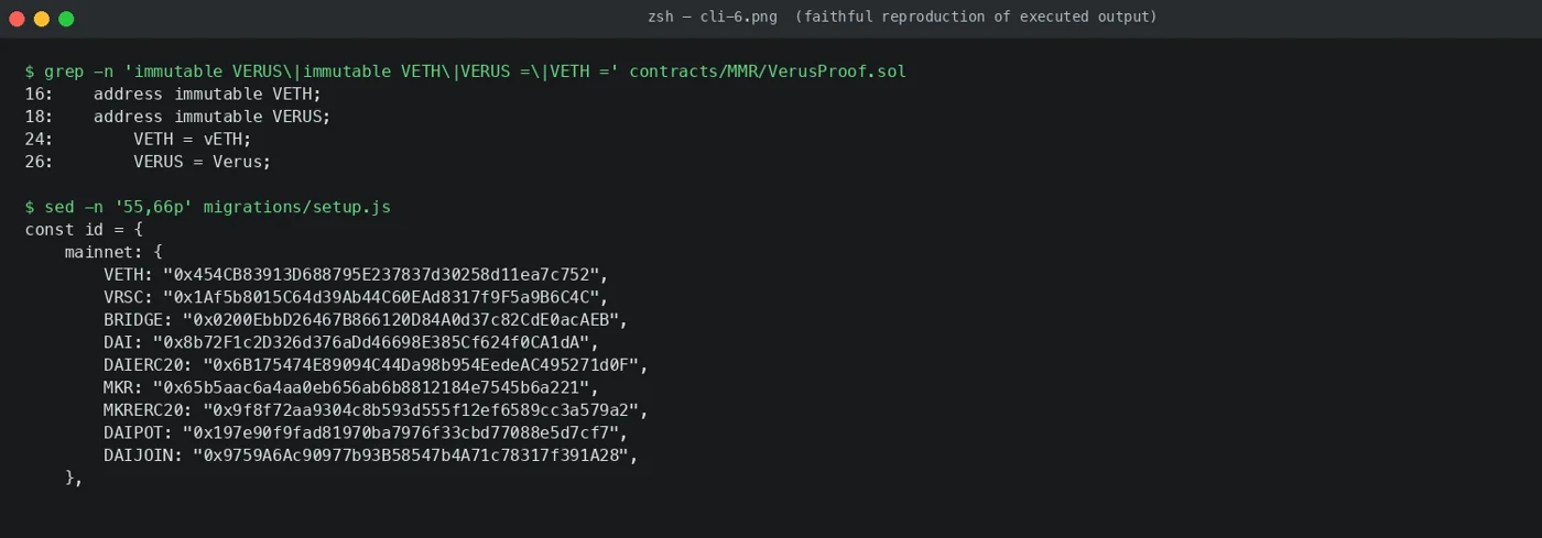 我用 grep 確認 immutable 系統 ID,也是從 setup.js 取得位址的地方,這裡就是我當初誤讀的來源